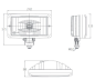 Preview: SIM 3226 - rechteckiger Fernscheinwerfer mit Standlicht