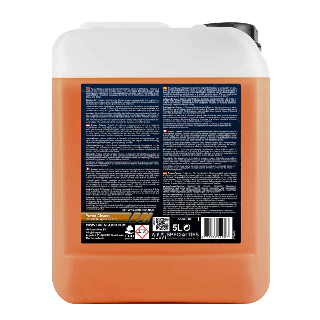 Preview: Great-Lion Power Cleaner - Fahrgestell & Motorreiniger 5L