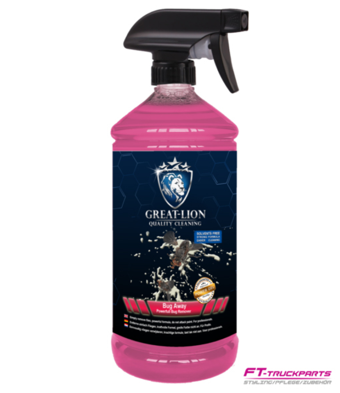 Great Lion Insektenentferner "Bug Away" 1 Liter Sprühflasche