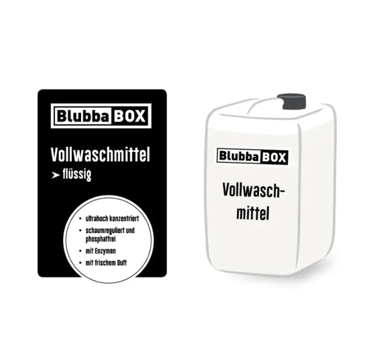 BlubbaBOX Microfaserwaschmittel flüssig 5L Kanister mit Abfüllhahn