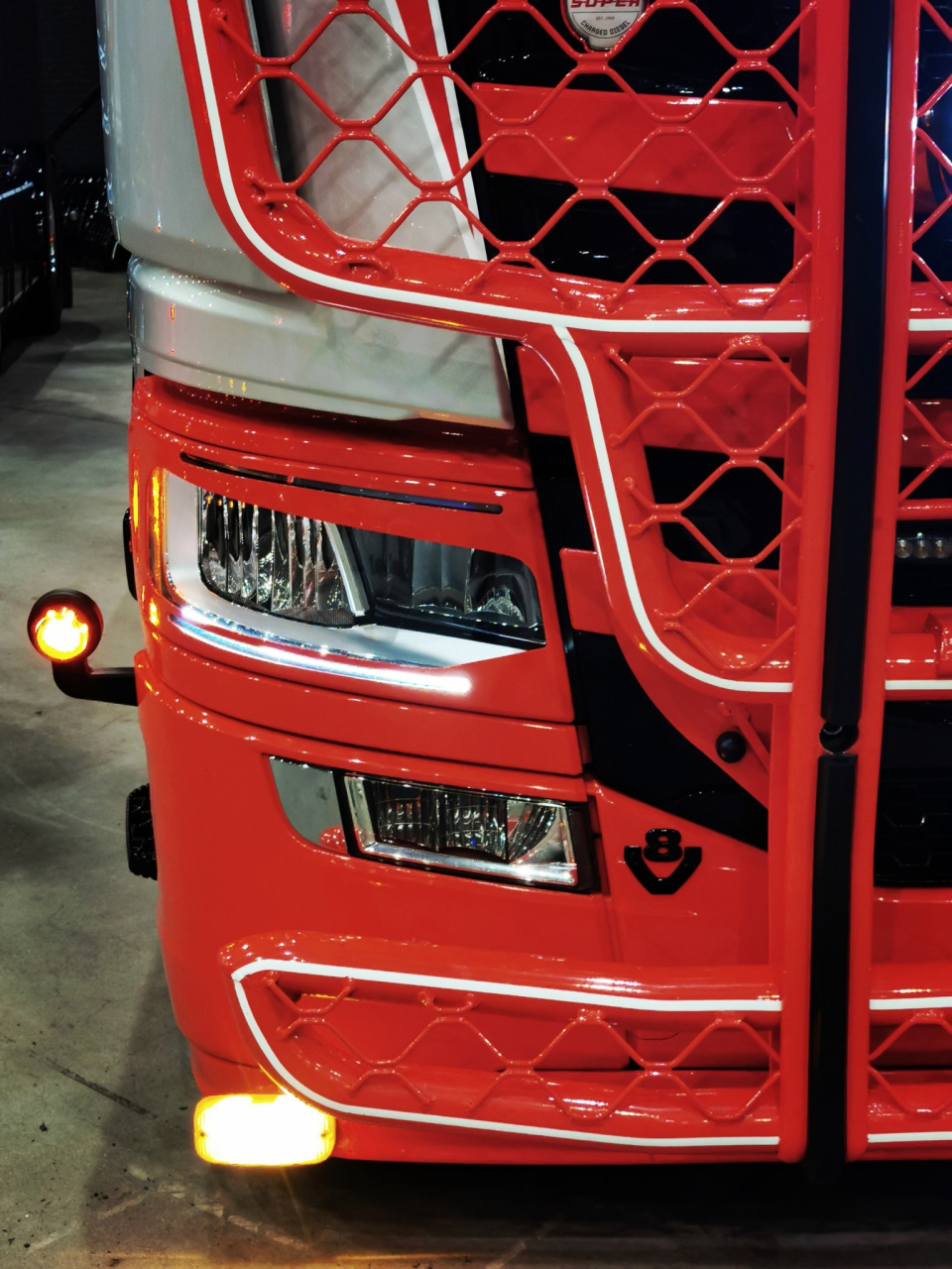 Scania Scheinwerferblenden Solarguard