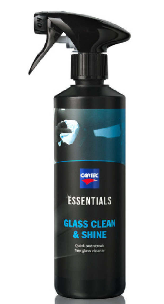 Cartec Essentials Glass Clean & Shine 500ml Sprühflasche